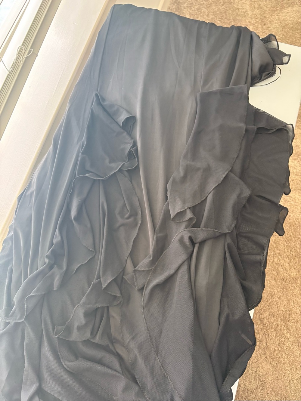 Meshki Halter Ruffle Maxi Dress - Picture 6 of 6